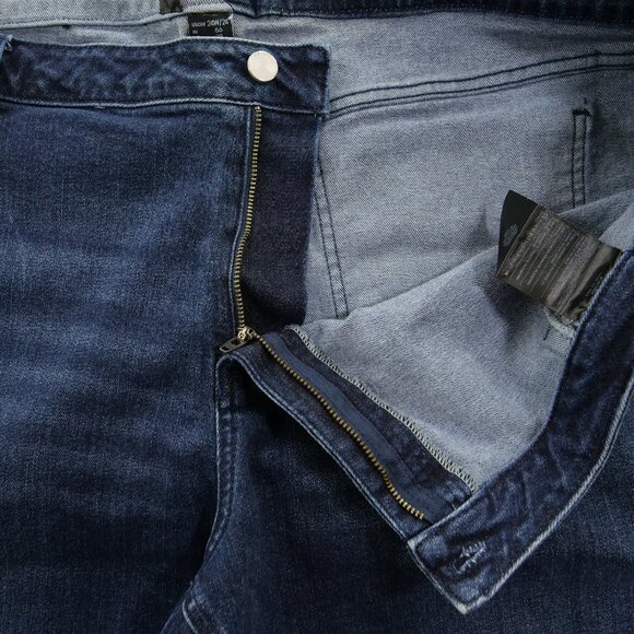 Volcom Jeans Womens 24 W Plus Blue Skinny Ankle Legging Fit Stretch Zip Fly - Picture 7 of 16